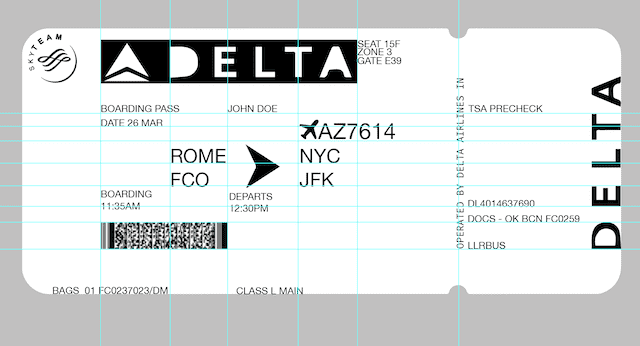 first edit of boarding pass